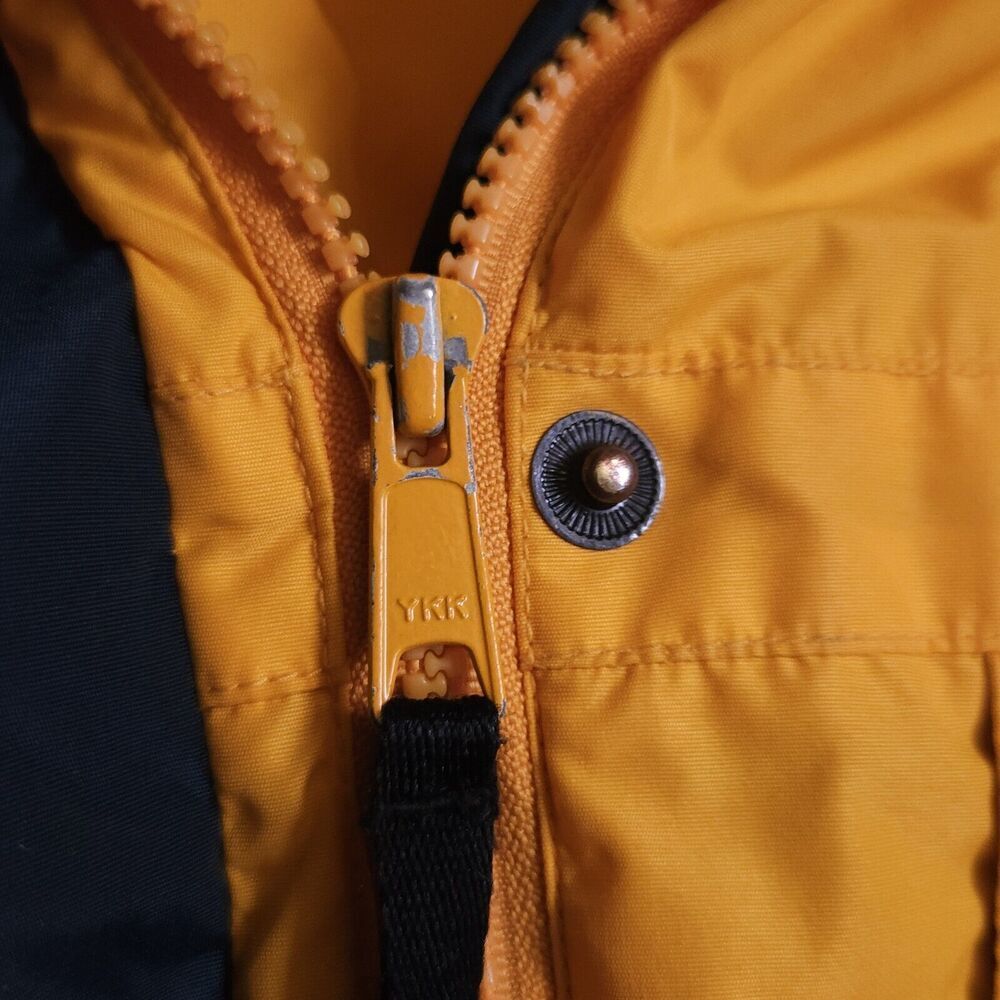 Columbia Sportswear Whirlibird Interchange Jacket Shell Yellow Orange Size L - Picture 6 of 7